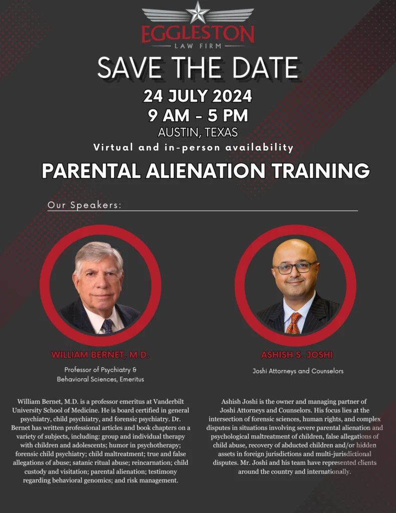 Parental Alienation Training - July 24th, 2024, 9-5pm