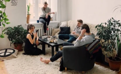 Family members discussing Custody issues