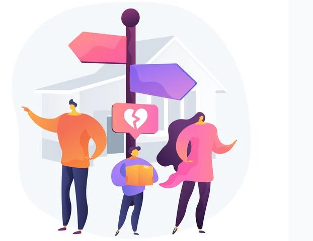 Visitations rights of the divorced Spouses